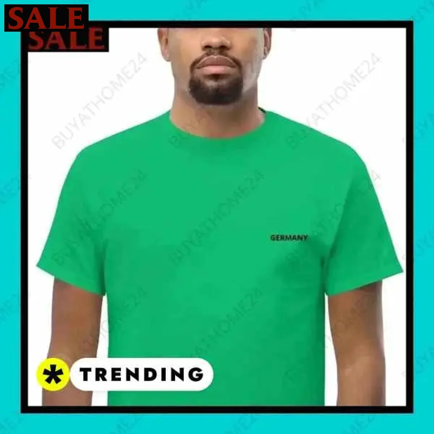 Herren T-Shirt aus Baumwolle in S-5XL für aktiven Stil in Wuppertal  Textildruck BUYATHOME24, T-Shirts BUYATHOME24, Hoodies BUYATHOME24,  Hosen BUYATHOME24, Jacken BUYATHOME24, Schuhe BUYATHOME24