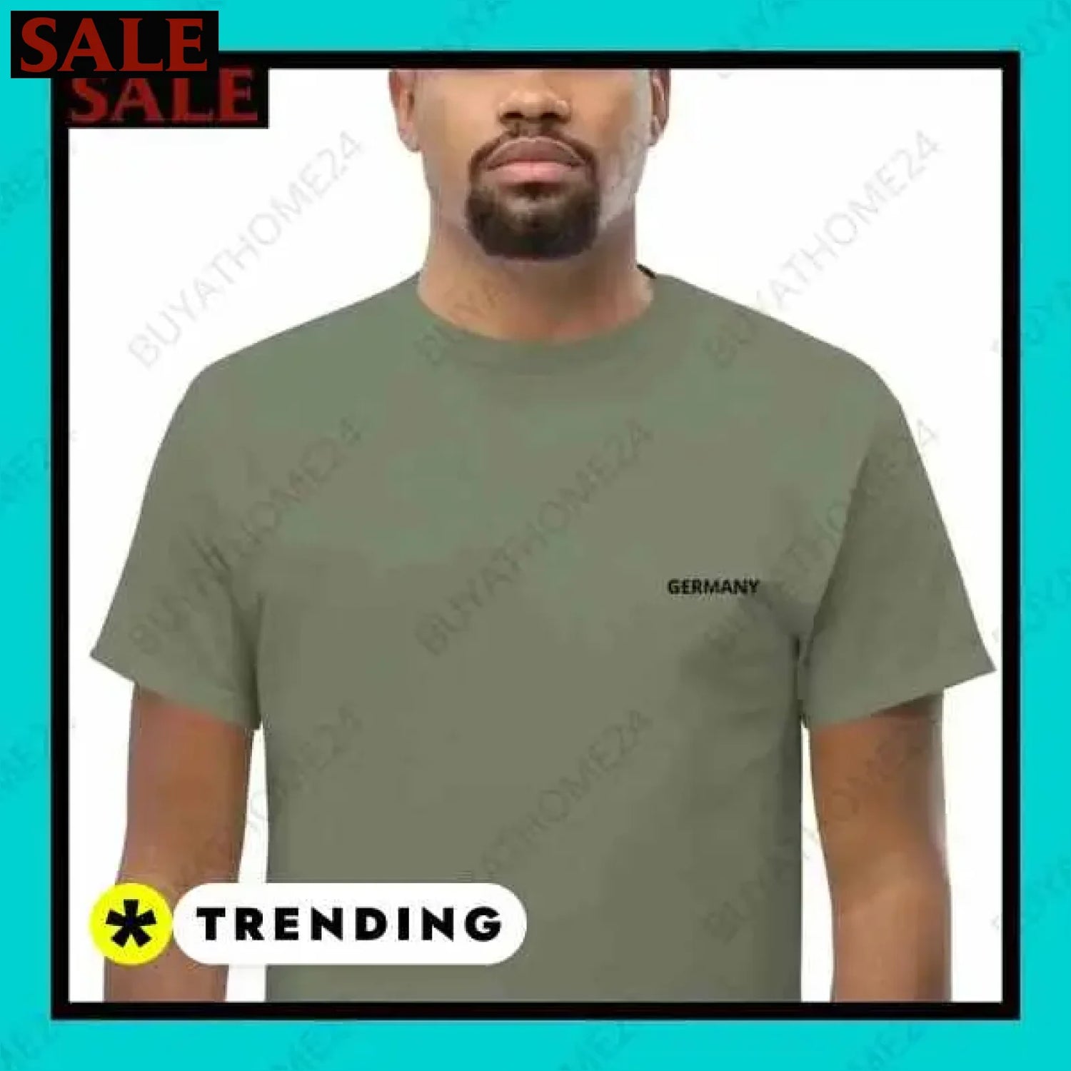 Herren T-Shirt aus Baumwolle in S-5XL für aktiven Stil in Wuppertal  Textildruck BUYATHOME24, T-Shirts BUYATHOME24, Hoodies BUYATHOME24,  Hosen BUYATHOME24, Jacken BUYATHOME24, Schuhe BUYATHOME24