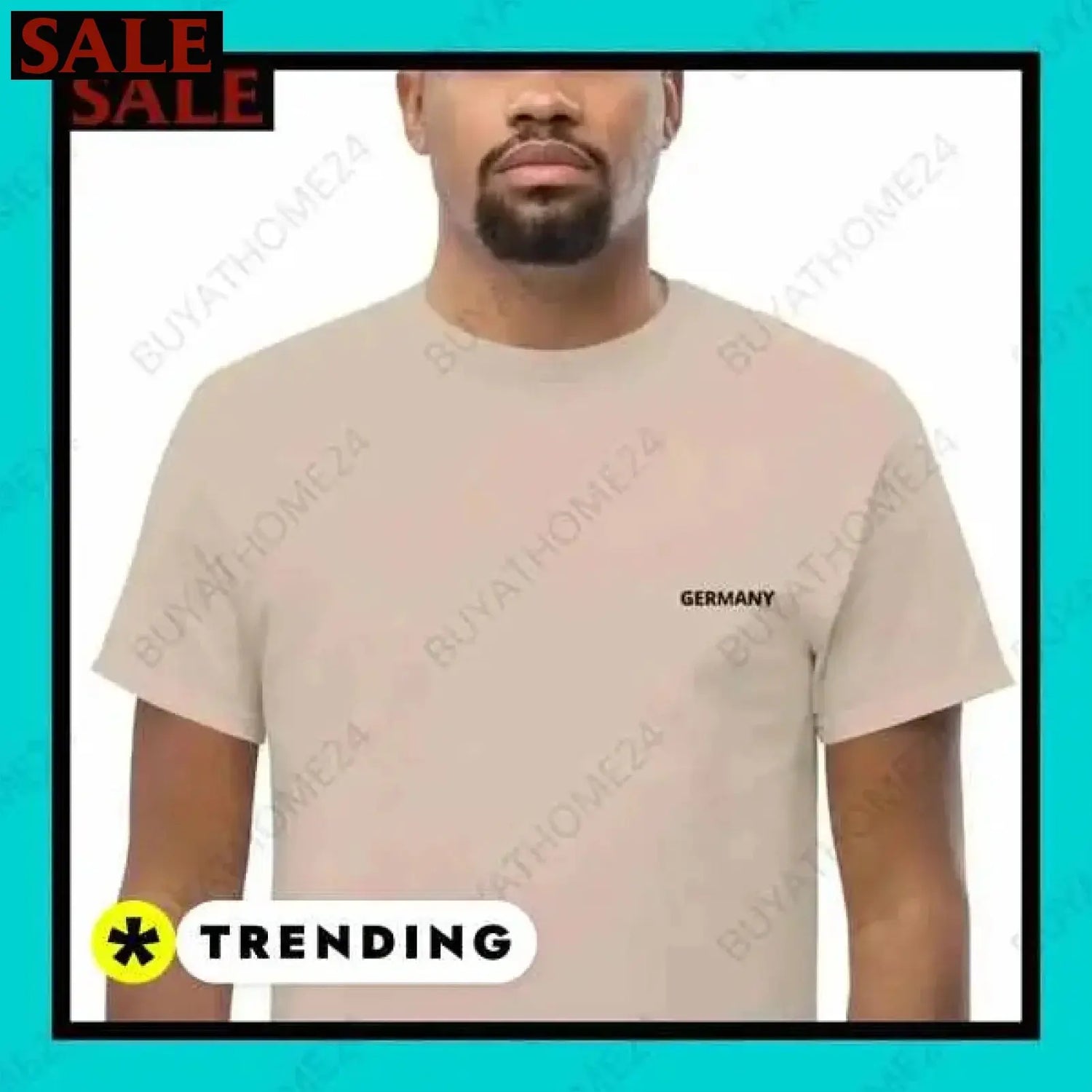 SALE % Rundhalsshirts I Kurzarm Besticktes Unisex T-Shirt S-5XL BUYATHOME24®