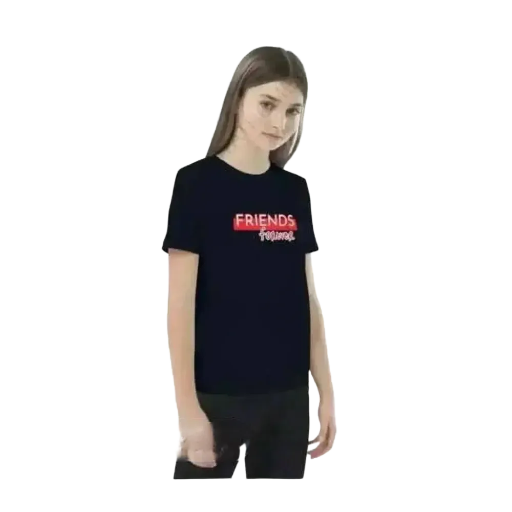 Kinder Rundhalsshirt mit Grafik, Baumwolle, Unisex T-Shirt für Jungen und Mädchen, in den Größen 3-14 Jahre