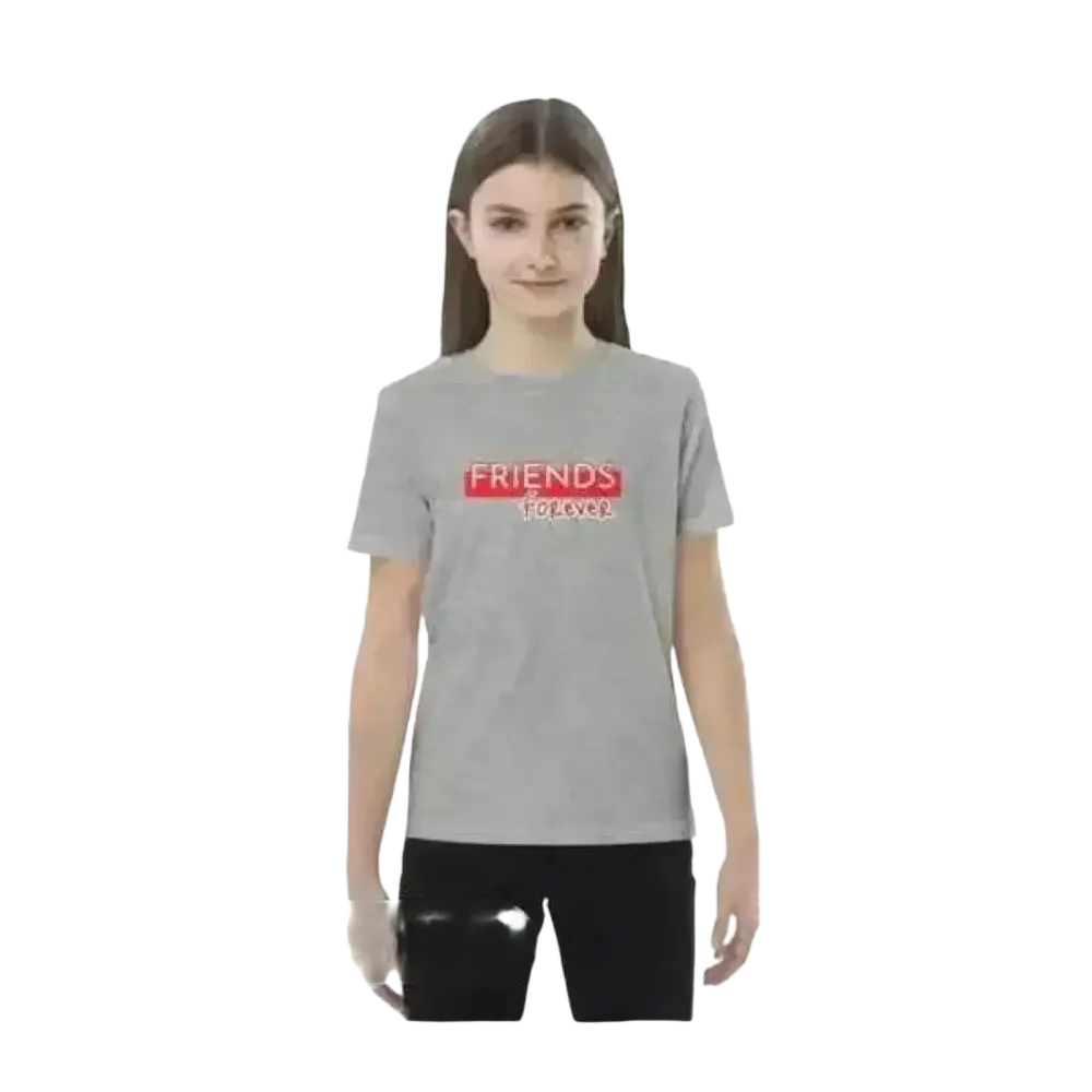 Kinder Rundhalsshirt aus Baumwolle mit buntem Grafik-Design, Unisex T-Shirt für Mädchen und Jungen, Größe 3-14 Jahre
