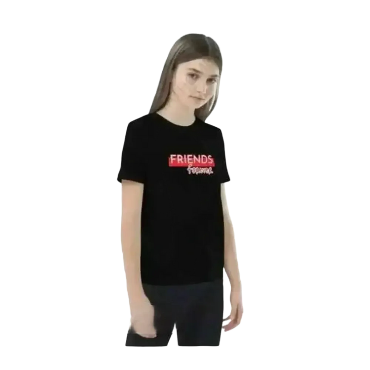 Mädchen-Grafik T-Shirt für Kinder 3-14 Jahre aus Baumwolle, Unisex-Design, rundhals, bequem und modisch.