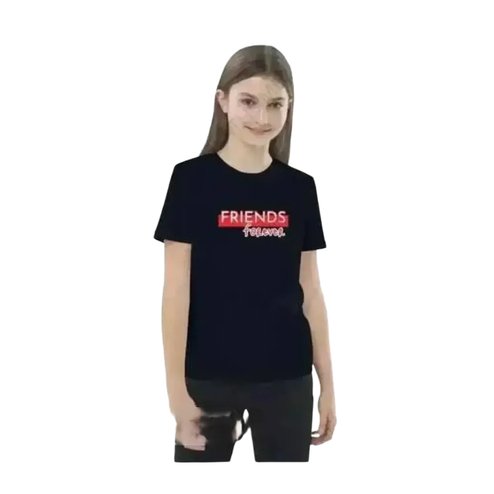 Mädchen T-Shirt in Größe 3-14 Jahre, Baumwolle, mit buntem Grafikdesign, Unisex Kinder Rundhals-Shirt von BUYATHOME24