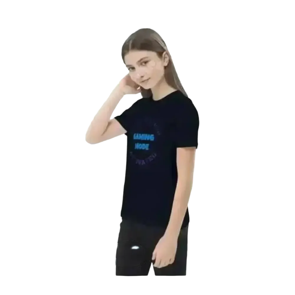 Kinder-Rundhalsshirt mit Grafik, Unisex T-Shirt aus Baumwolle für Jungen und Mädchen, 3-14 Jahre, bei BUYATHOME24