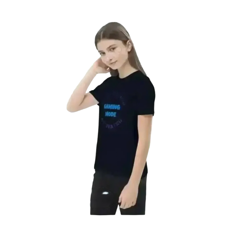 Kinder-Rundhalsshirt mit Grafik, Unisex T-Shirt aus Baumwolle für Jungen und Mädchen, 3-14 Jahre, bei BUYATHOME24