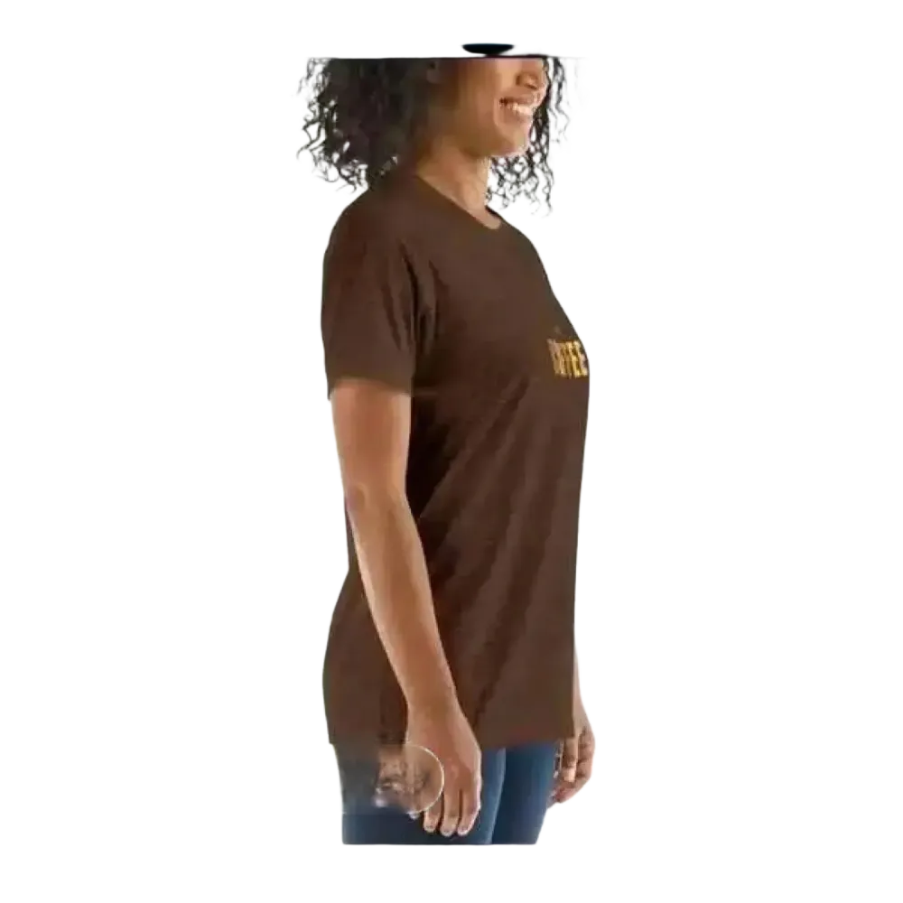 Damen Rundhalsshirt mit Grafikdruck, kurzarm, in verschiedenen Größen XS-3XL, stilvolles T-Shirt von BUYATHOME24.
