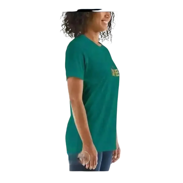Kurzes Damen-Rundhalsshirt mit Grafikdruck, in verschiedenen Größen für stilbewusste Frauen, von BUYATHOME24.