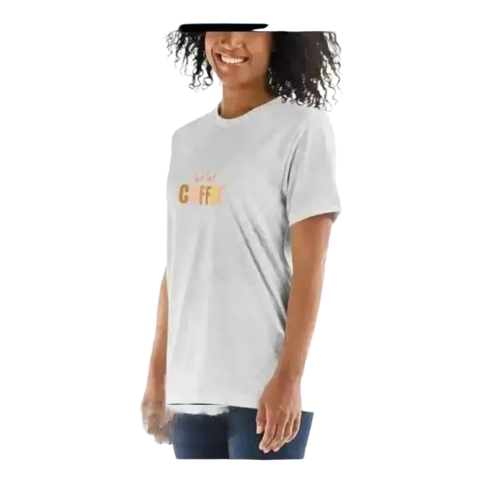 Grafik Damen T-Shirt in Kurzarm, bedruckbar, in verschiedenen Größen XS-3XL, bequemes Damen Baumwollshirt von BUYATHOME24
