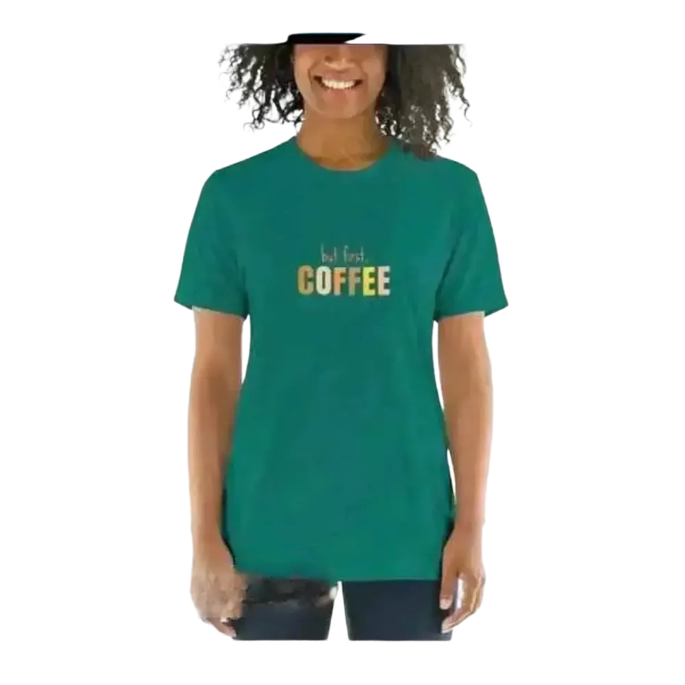 Damen Grafik T-Shirt in verschiedenen Größen, kurzärmlig, mit bedrucktem Rundhalsdesign, stylisch für modebewusste Frauen.