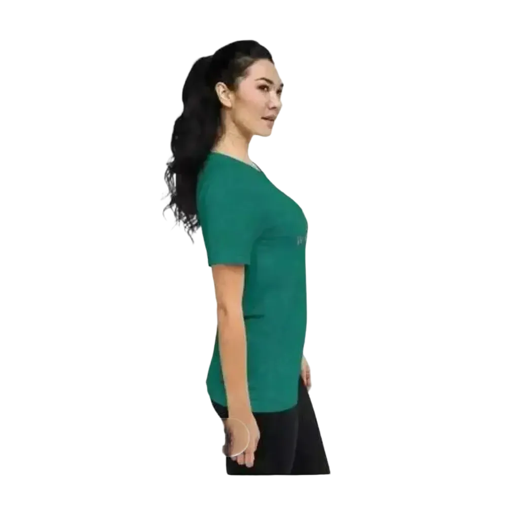 Damen-Grafikshirt mit Rundhalsausschnitt, kurzarm, aus Polyester und Baumwolle, personalisierbar, in XS bis 3XL