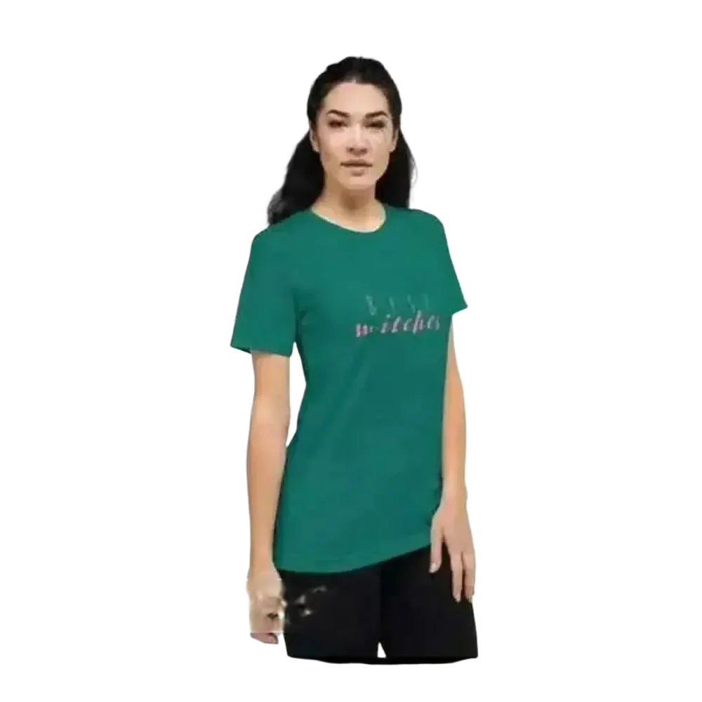 Grafik Damen T-Shirt von BUYATHOME24, kurzärmelig, aus Polyester und Baumwolle, personalisierbar, in XS bis 3XL.