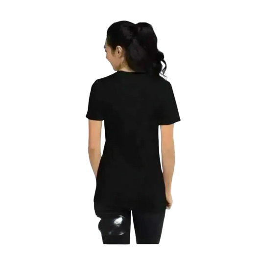 Grafik Damen T-Shirt von BUYATHOME24, kurzärmelig, aus Polyester und Baumwolle, personalisierbar, in XS bis 3XL
