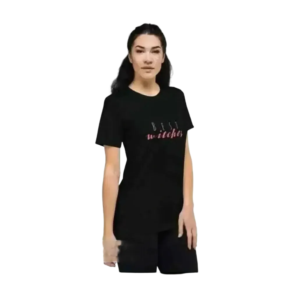 Grafik Damen T-Shirt von BUYATHOME24, kurzärmelig, aus Polyester und Baumwolle, personalisierbar, in XS bis 3XL