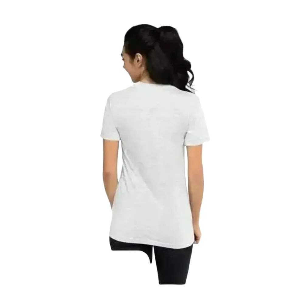 Damen Kurzarm Rundhals Grafik T-Shirt von BUYATHOME24, personalisierbar, aus Polyester und Baumwolle in XS bis 3XL