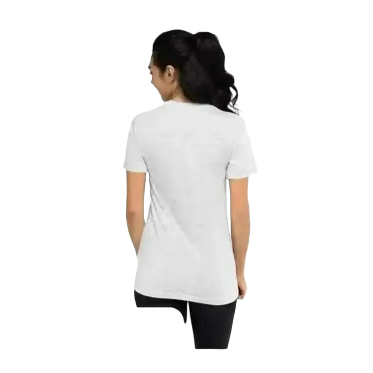 Damen Kurzarm Rundhals Grafik T-Shirt von BUYATHOME24, personalisierbar, aus Polyester und Baumwolle in XS bis 3XL