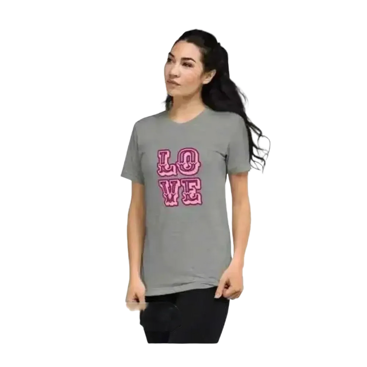 Damen Grafik T-Shirt aus Polyester in Kurzarm, Rundhals, für Damen, in XS bis 4XL, mit buntem Druck, von BUYATHOME24.