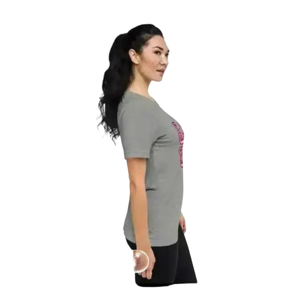 Damen Grafik T-Shirt aus Polyester in Kurzarm, Rundhals, für Damen in den Größen XS bis 4XL, bequem und modisch.