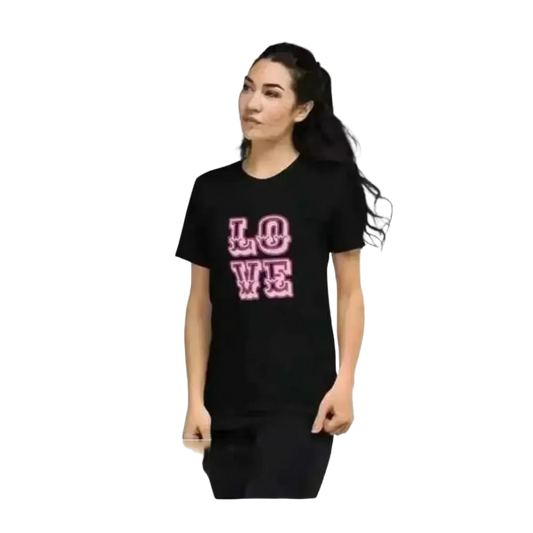 Damen Grafik T-Shirt aus Polyester, Kurzarm, Rundhals, in XS bis 4XL, modisches Damen-Shirt von BUYATHOME24