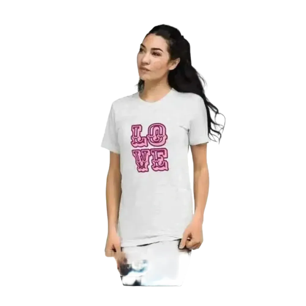 Damen Grafik T-Shirt aus Polyester in Kurzarm, Rundhals, verfügbare Größen XS bis 4XL, bequemer Schnitt, modisches Design