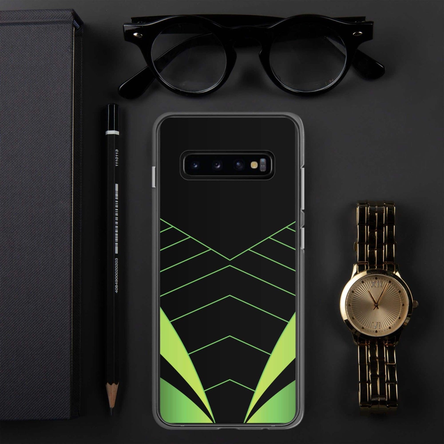 Transparente Samsung Galaxy Handyhülle aus Polycarbonat und TPU, schützt das Smartphone elegant und langlebig.