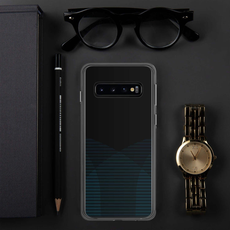 Robuste Samsung Galaxy Handyhülle aus Polycarbonat für S10 bis S22 Ultra, schützt das Smartphone vor Stößen.