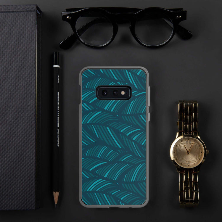 Samsung Galaxy Handyhülle aus Polycarbonat und TPU mit kabellosem Laden, kompatibel mit Galaxy S10 bis S22 Ultra, in Schwarz