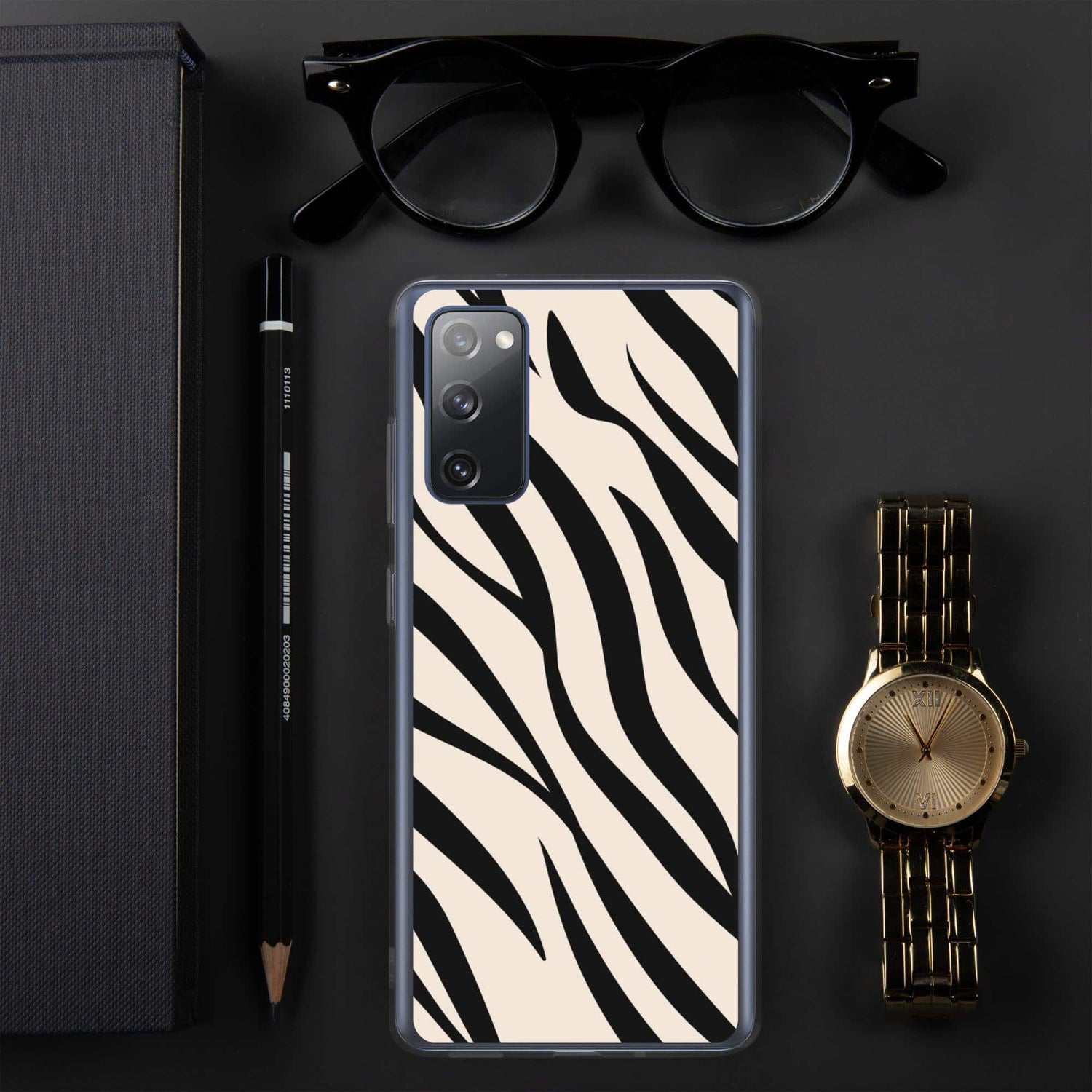 Stoßfeste Samsung Galaxy Handyhülle aus Polycarbonat und TPU, passend für Galaxy S10 bis S22 Ultra, in Schwarz.