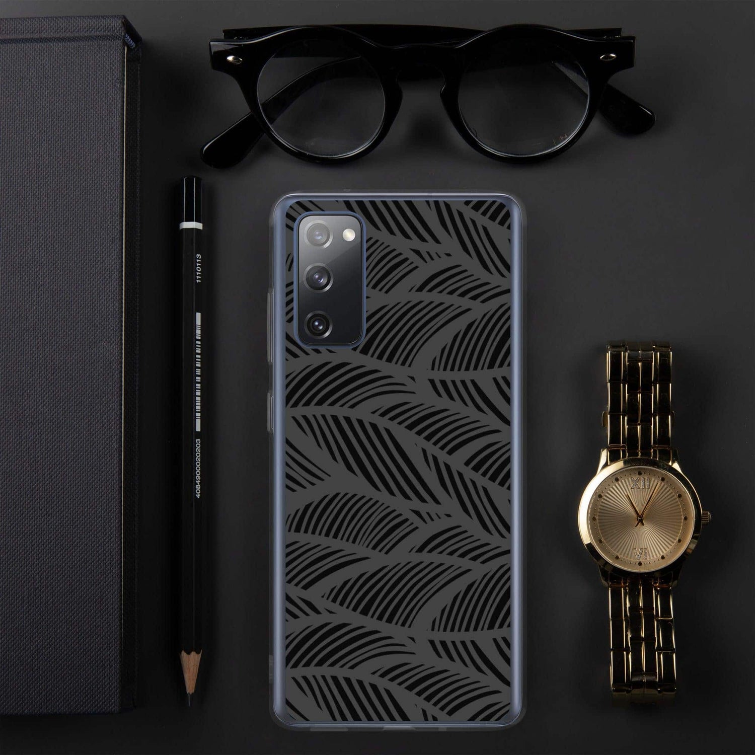 Stoßfeste Samsung Galaxy Handyhülle aus Polycarbonat und TPU in Schwarz, passgenau für Galaxy S10 bis S22 Ultra.