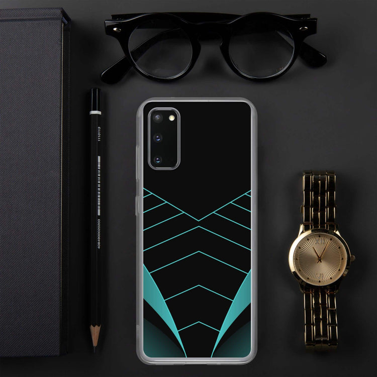 Samsung Galaxy Handyhülle aus Polycarbonat und TPU, stoßfest, Schutzcover für Samsung Galaxy S10 bis S22 Ultra, in schwarzer Farbe