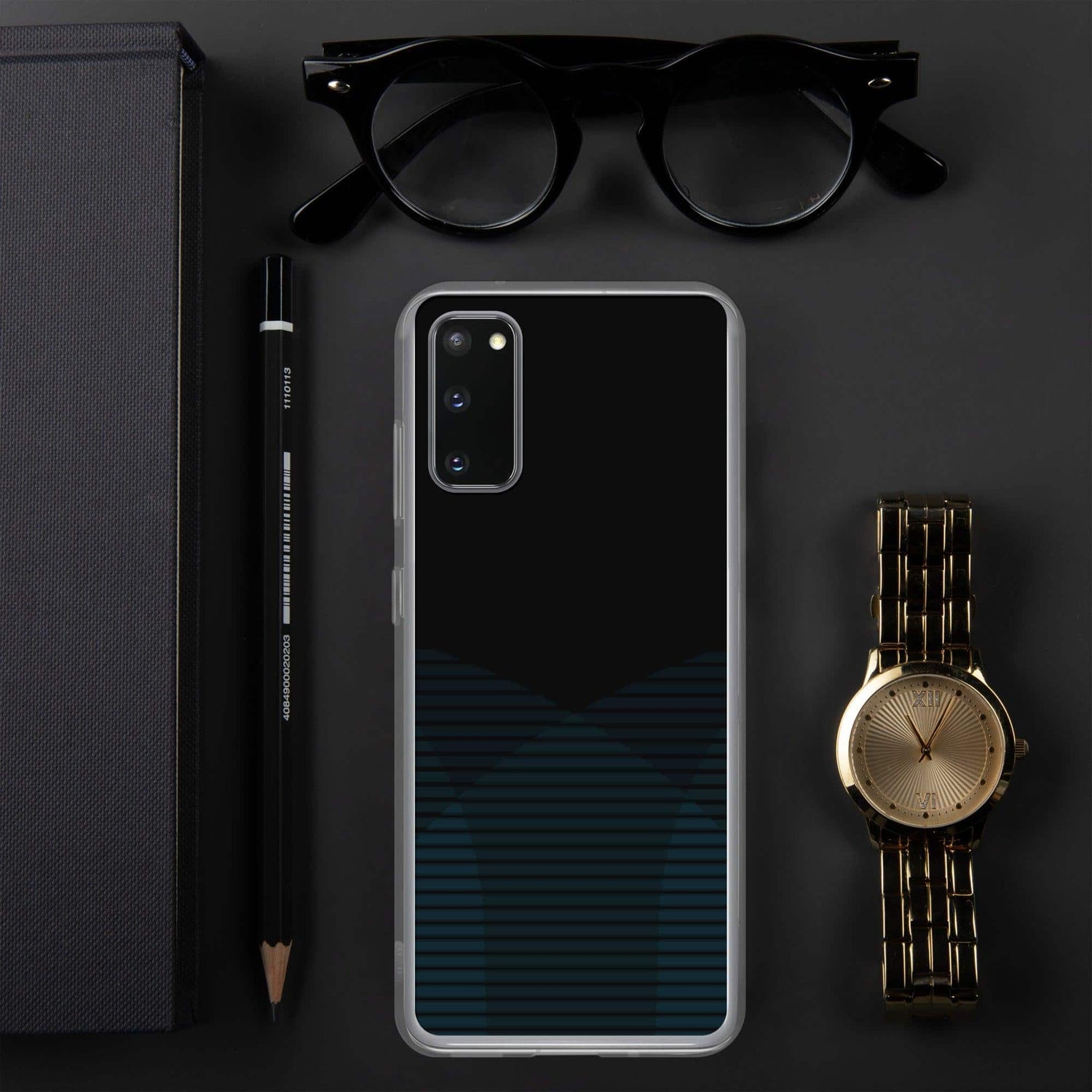 Stoßfeste Samsung Galaxy Handyhülle aus Polycarbonat, Schutzcase für Galaxy S10 bis S22 Ultra, in Schwarz
