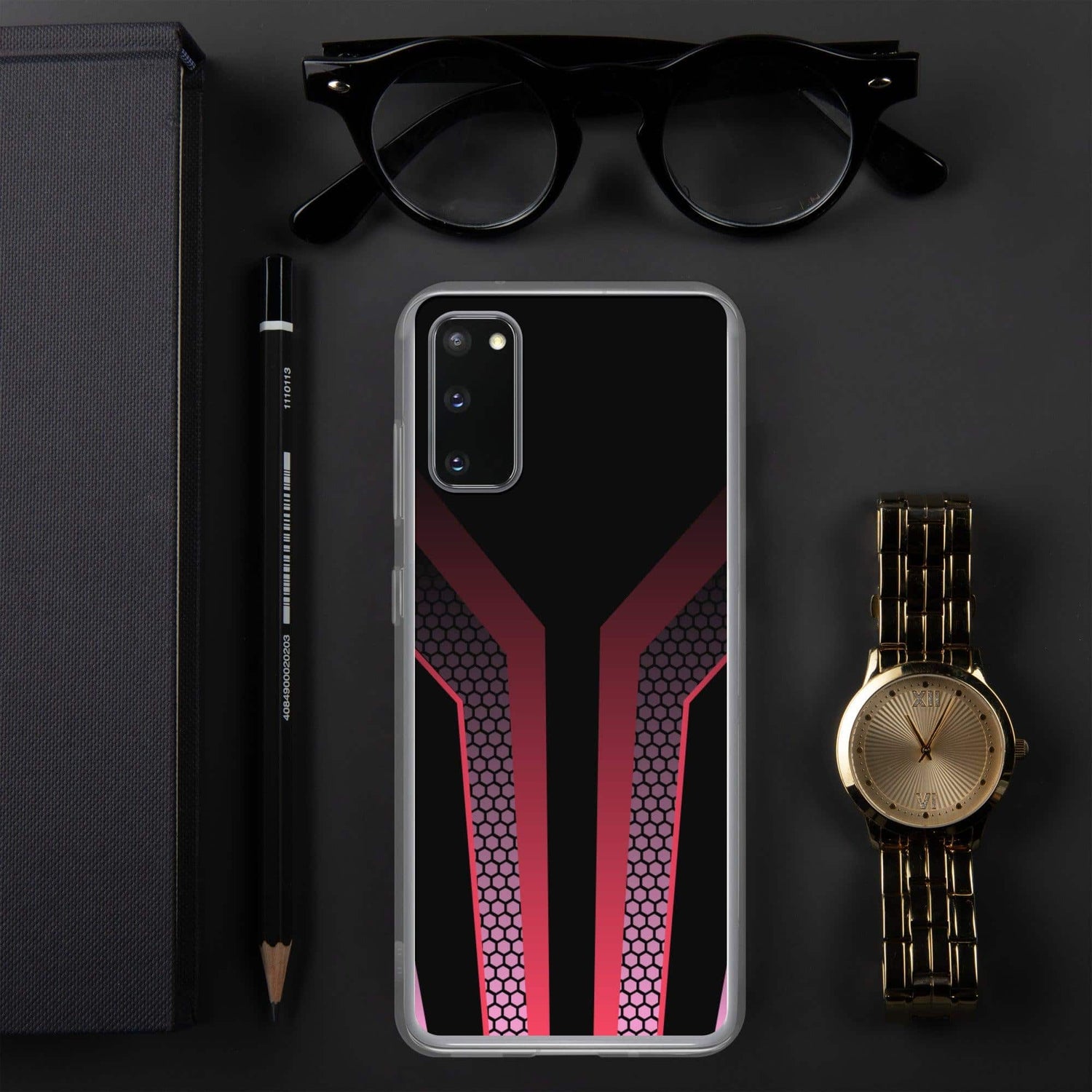 Samsung Galaxy Handyhülle von BUYATHOME24, stoßfest und kabelloses Laden, passend für Galaxy S10 bis S22 Ultra, transparentes Design