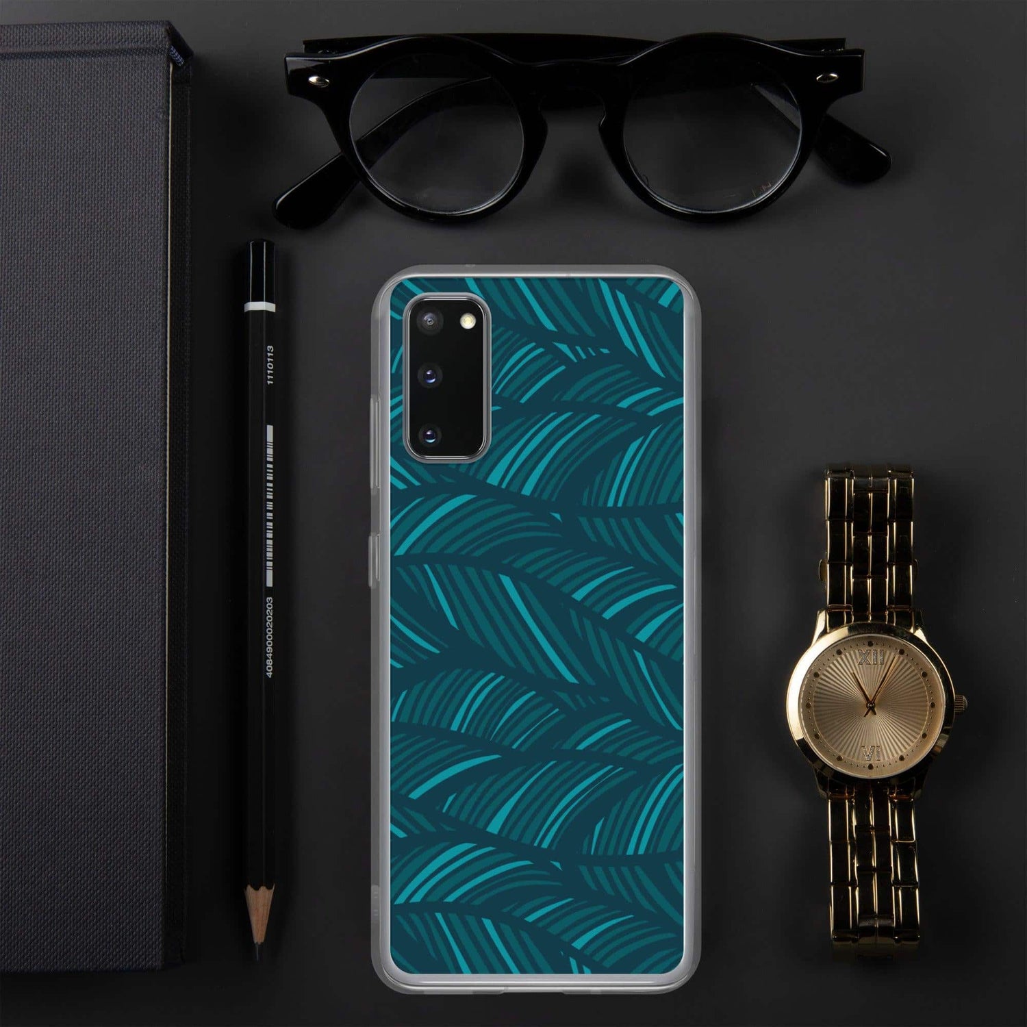 Samsung Galaxy Handyhülle aus Polycarbonat und TPU, perfekt für kabelloses Laden, in elegantem Design.
