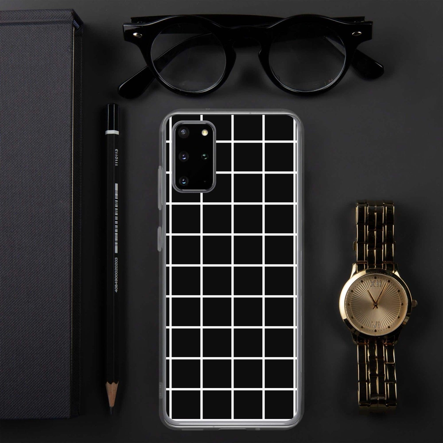 Robuste Samsung Galaxy Handyhülle aus Polycarbonat, stoßfest, passend für Modelle S10 bis S22 Ultra, in einer klaren, schützenden Tasche