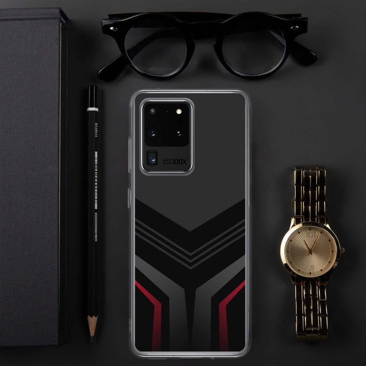 Stoßfeste Samsung Galaxy Handyhülle aus TPU und Polycarbonat, Schutz für Galaxy S10 bis S22 Ultra, in schwarz