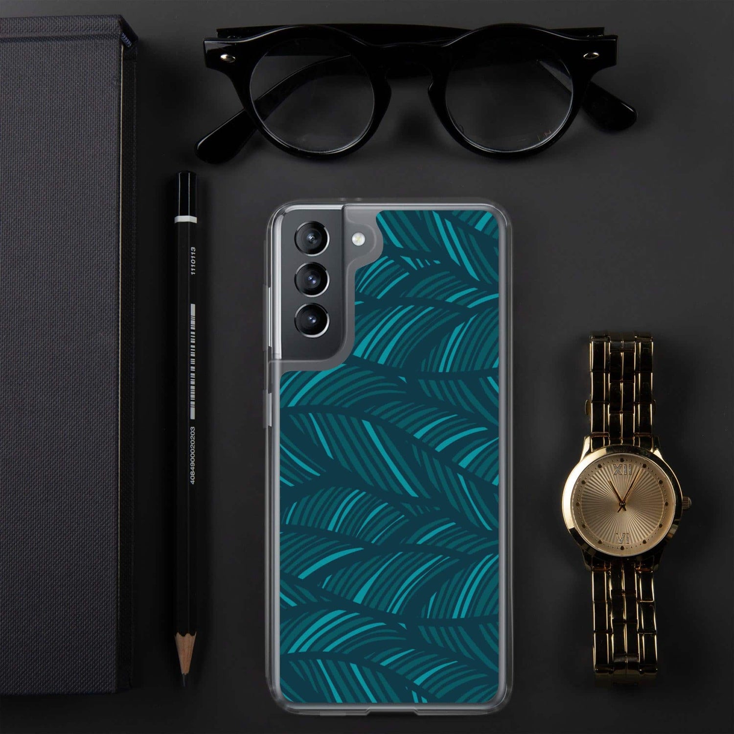 Samsung Galaxy Handyhülle aus Polycarbonat und TPU, kabelloses Laden, passgenau für Galaxy S10 bis S22 Ultra, in Schwarz