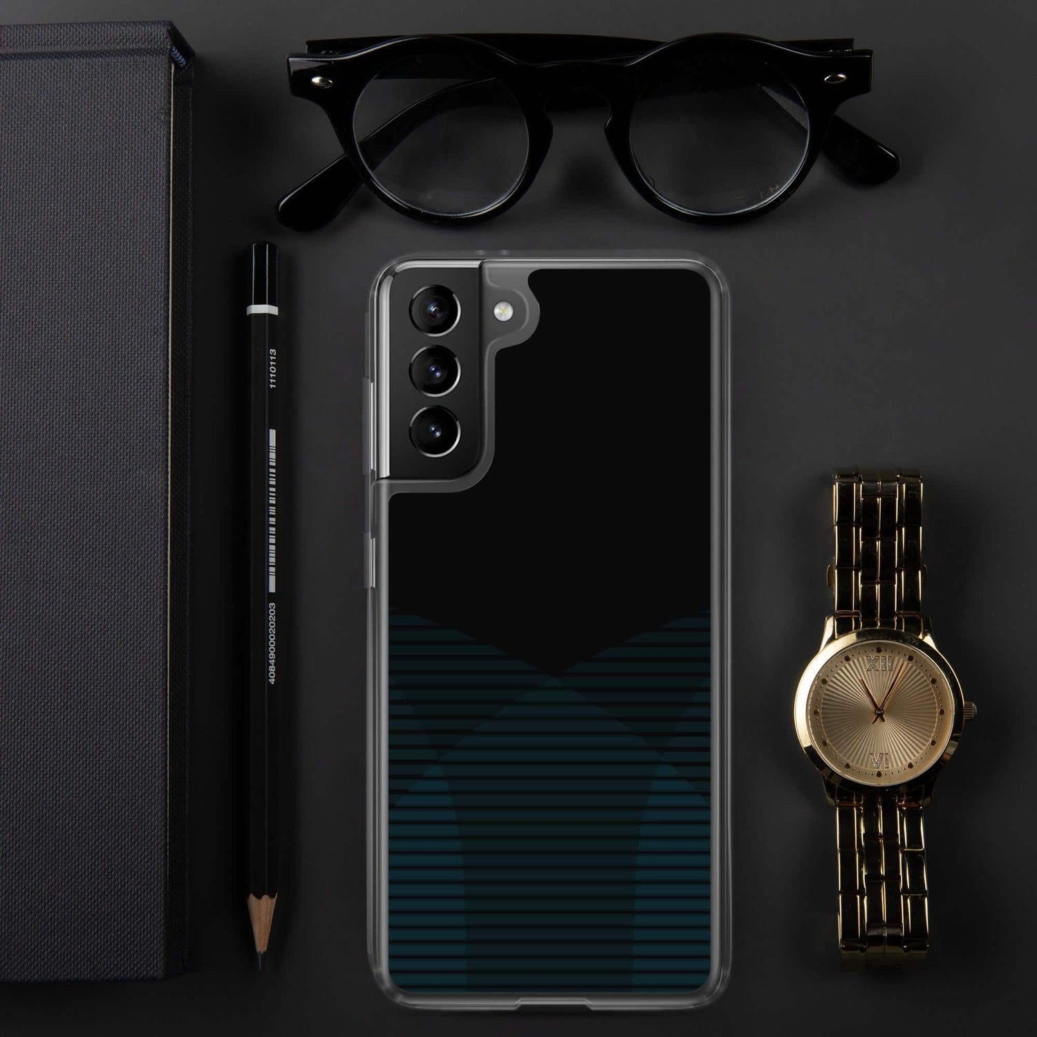 Stoßfeste Samsung Galaxy Handyhülle aus Polycarbonat in Schwarz, passend für Galaxy S10 bis S22 Ultra, von BUYATHOME24