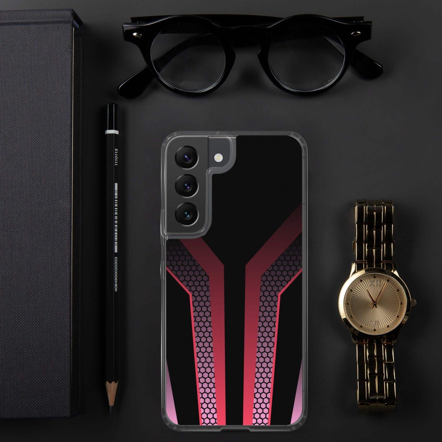 Robuste Samsung Galaxy Handyhülle von BUYATHOME24 mit kabellosem Laden und Stoßfestigkeit, passt für Galaxy S10 bis S22 Ultra.