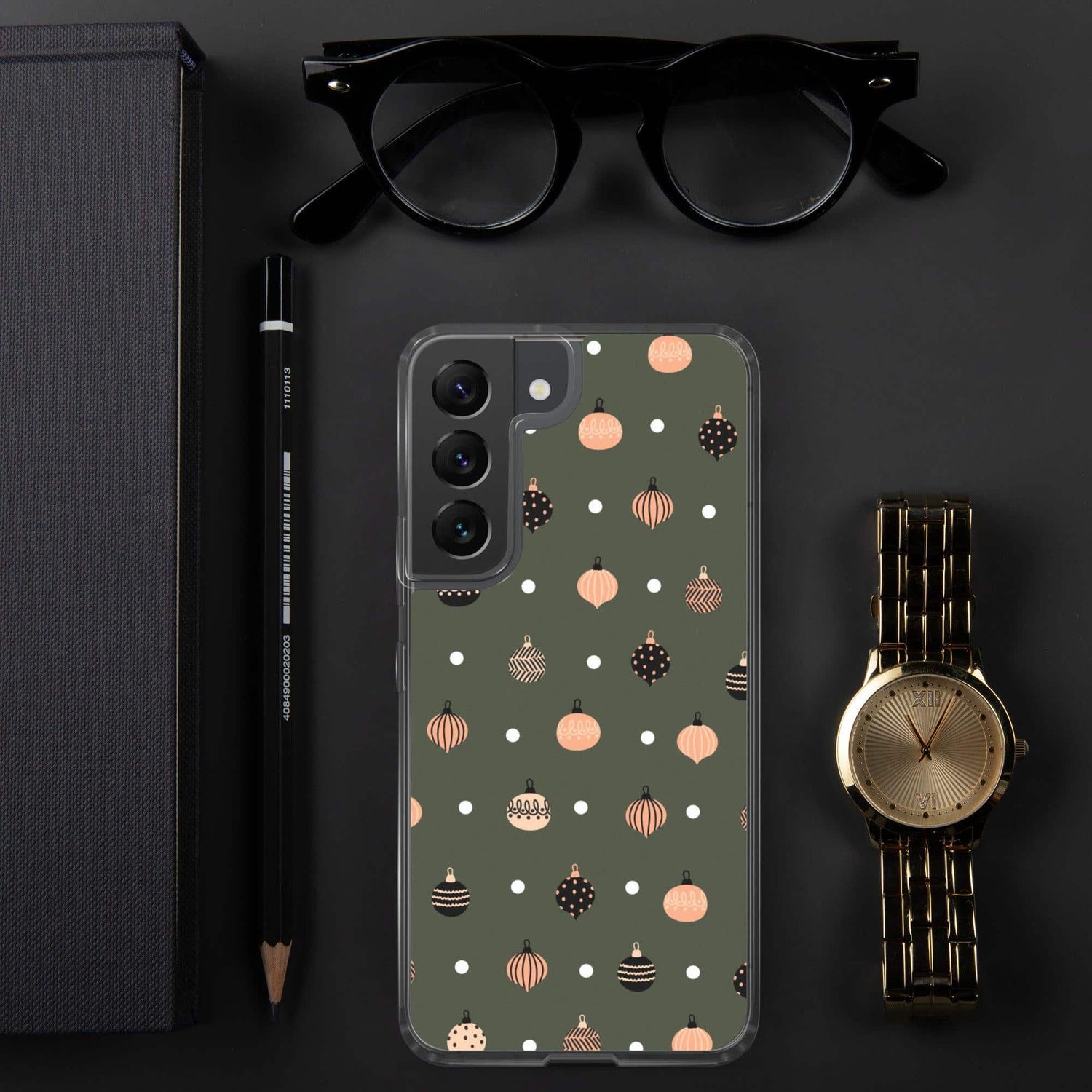Stilvolle Samsung Galaxy Handyhülle aus Polycarbonat und TPU, stoßfest, in Schwarz, für Galaxy S10 bis S22 Ultra.