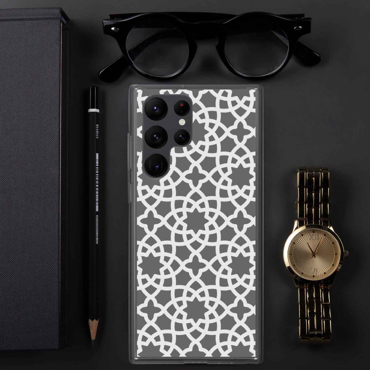 Robuste Samsung Galaxy Handyhülle aus TPU und Polycarbonat, stoßfest, für Galaxy S10 bis S22 Ultra, in schwarz.