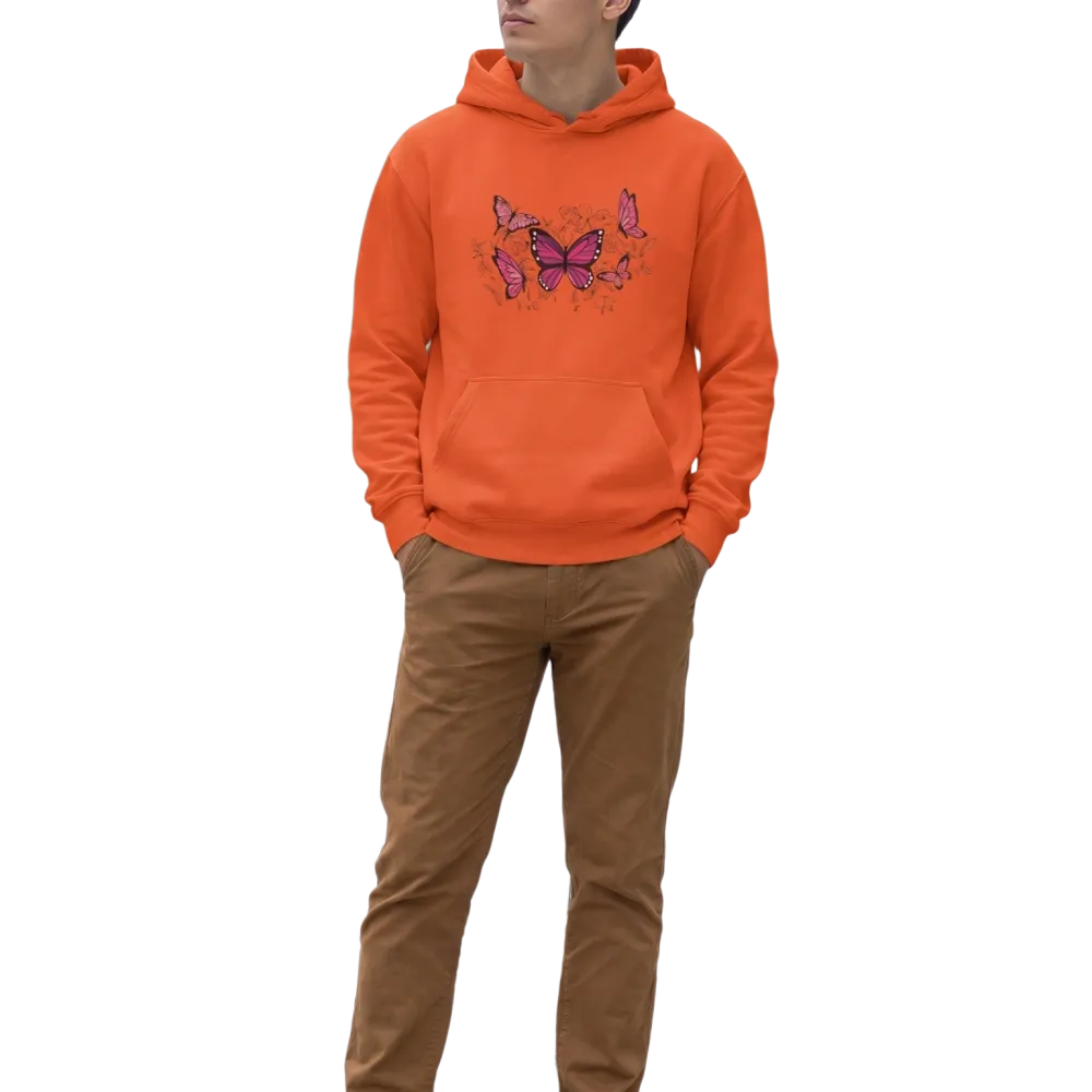 Mädchen Hoodie mit Schmetterling-Design, Baumwolle, Grafik, für 4-12 Jahre, bequemer Kapuzenpullover von BUYATHOME24