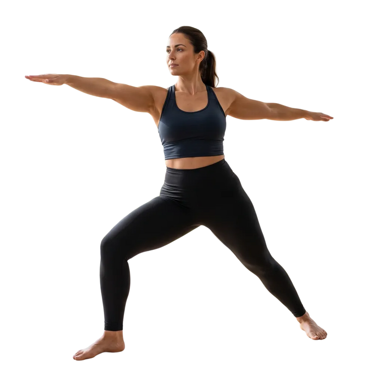Damen Sport Leggings von BUYATHOME24, hohe Taille, UV-Schutz, in 2XS bis 6XL, elastisch und bequem für sportliche Aktivitäten