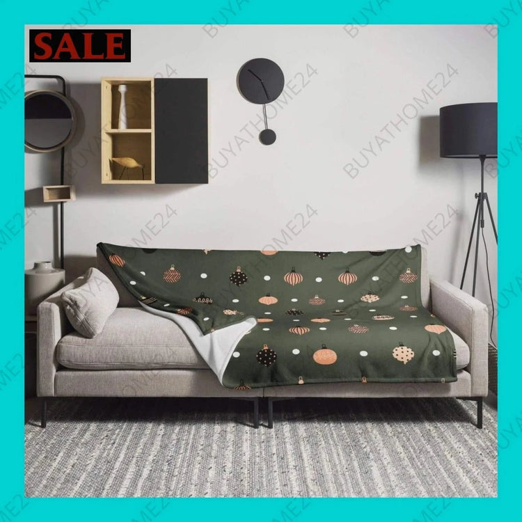 Sofadecke 125 cm x 150 cm, 150 cm x 200 cm - BUYATHOME24 - Textildruck - GERMANY - Sofadecke, WEIHNACHTEN, WOHNEN