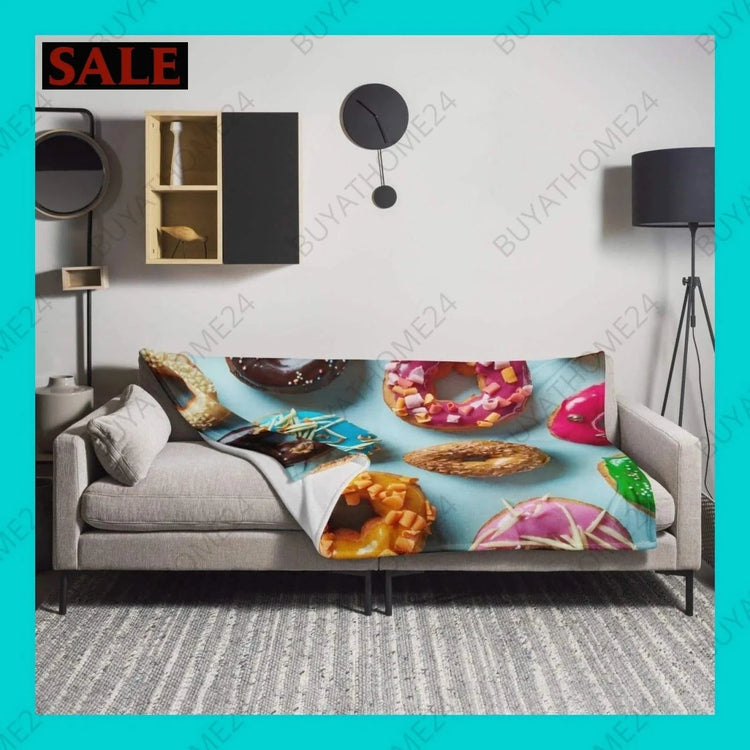 Sofadecke 125 cm x 150 cm, 150 cm x 200 cm - BUYATHOME24 - Textildruck - GERMANY - Sofadecke, WOHNEN