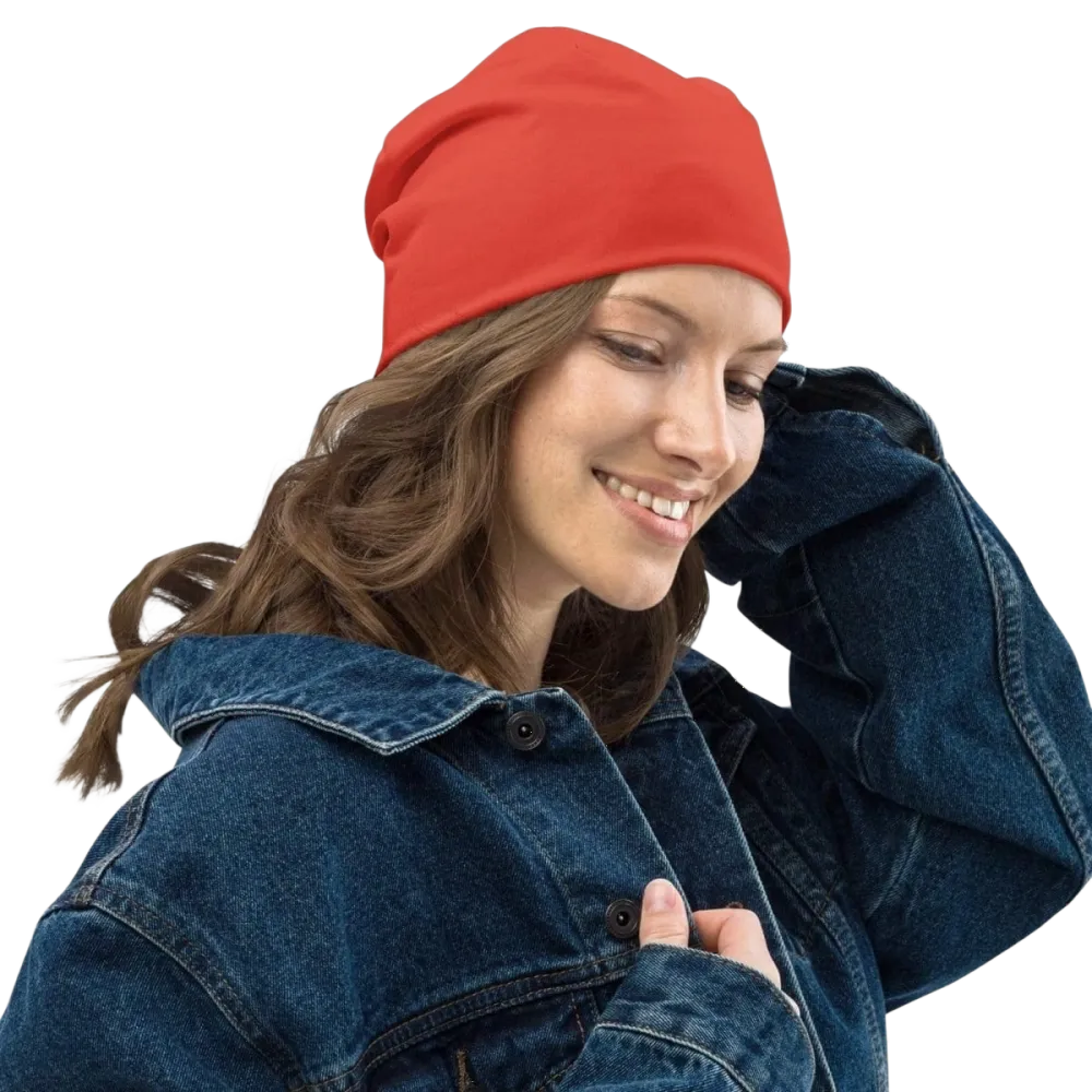 Unisex Sommermütze Beanie aus Polyester-Elasthan in S-L, gestrickt, für Damen, in verschiedenen Farben, bequem und stylisch