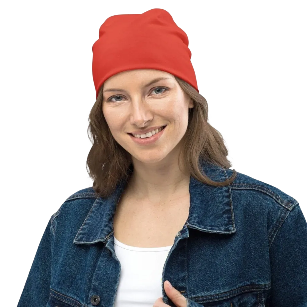 Unisex Sommermütze Beanie aus Polyester-Elasthan in den Größen S bis L, bequeme Strickmütze für Damen und Herren