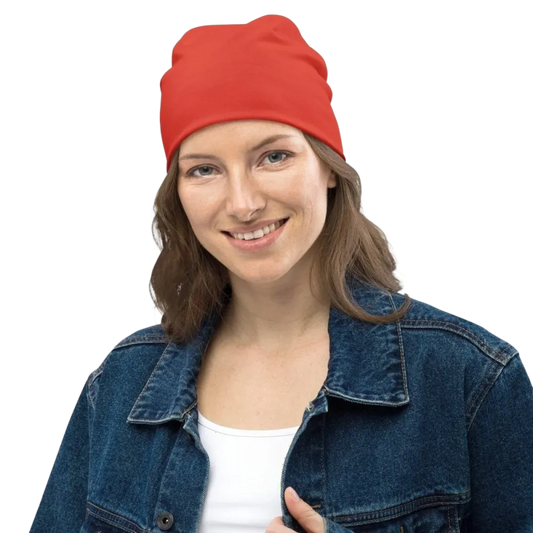 Unisex Sommermütze Beanie aus Polyester-Elasthan in den Größen S bis L, bequeme Strickmütze für Damen und Herren
