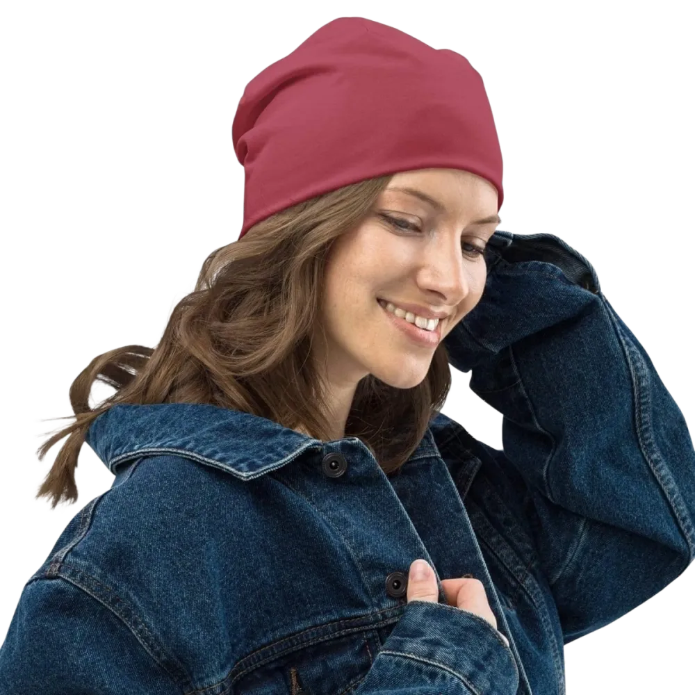 Unisex Sommermütze Beanie aus Polyester und Elasthan, S-L, für Damen, in strickoptik, von BUYATHOME24