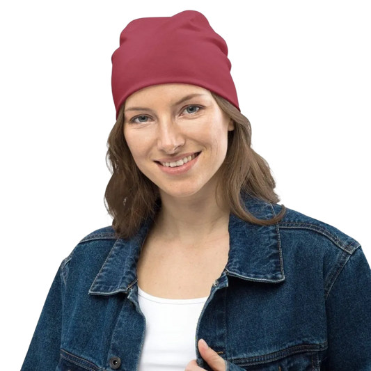 Unisex Sommermütze Beanie aus Polyester und Elasthan in S-L, bequemes Damen-Design, elastisch und atmungsaktiv, in neutraler Farbe