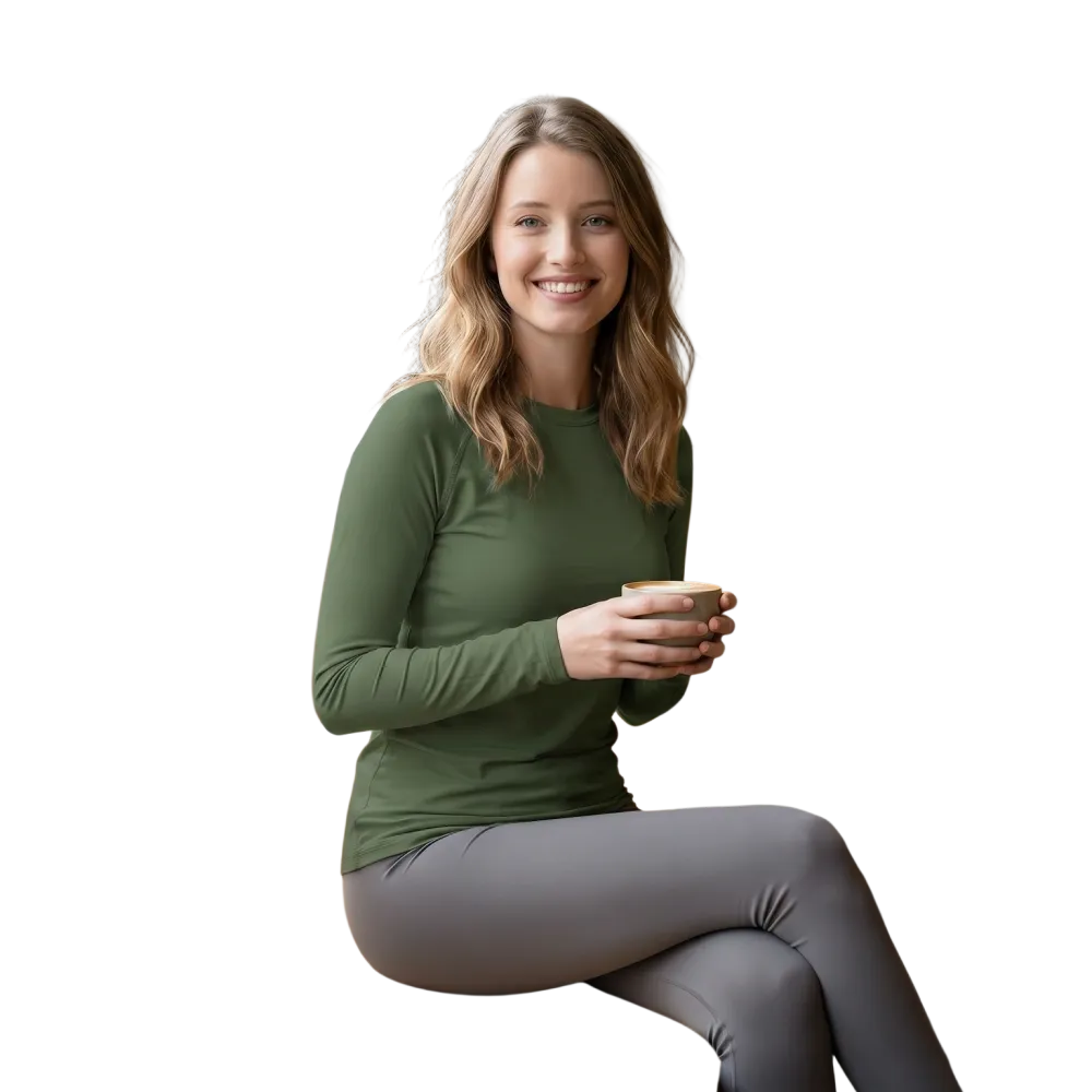 Damen Langarm Sport T-Shirt mit Stretchstoff in Schwarz, Größe XS bis 3XL, atmungsaktiv und bequem für sportliche Aktivitäten