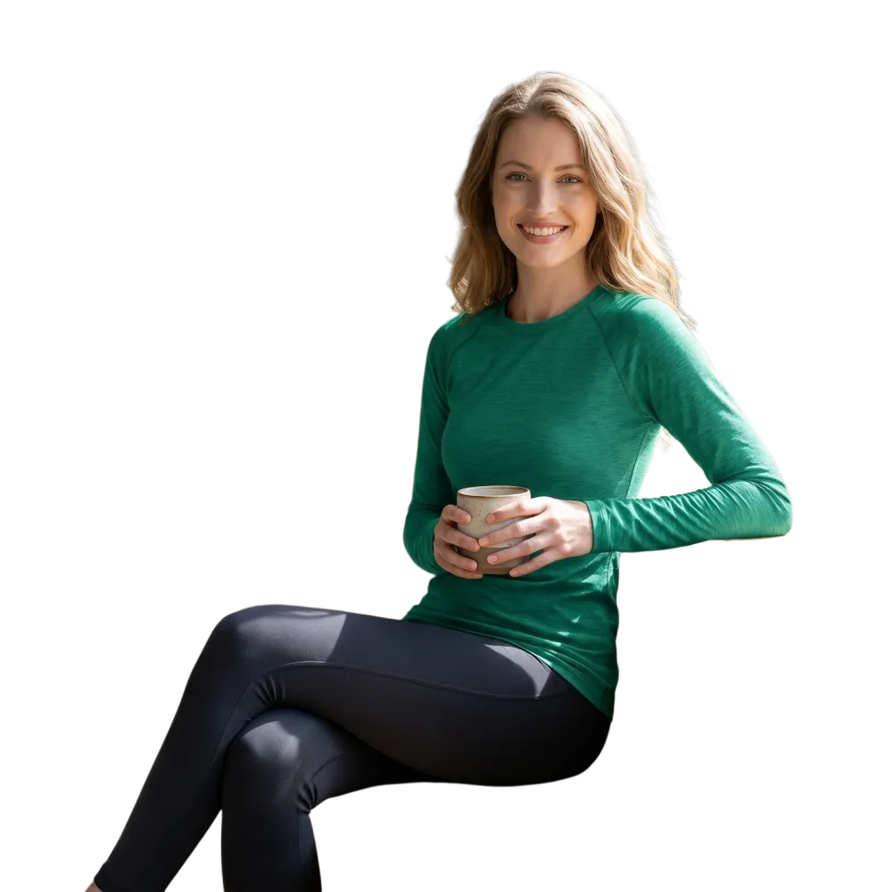 Unisex Damen Langarm Sportshirt von BUYATHOME24 mit Feuchtigkeitsregulierung, in XS bis 3XL, atmungsaktives und bequemes T-Shirt